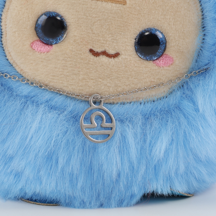 Мягкая игрушка «Зодиаки: Весы», с кулоном, 17 см Мягкая игрушка «Зодиаки: Весы», с кулоном, 17 см