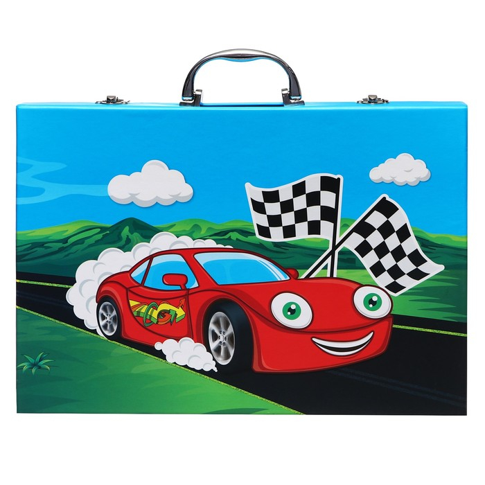 Набор для рисования в голубой коробке Набор для рисования в голубой коробке