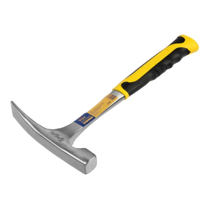 Молоток каменщика ТУНДРА ПРОФИ, цельнокованый, двухкомпонентная рукоятка, 600 г Молоток каменщика ТУНДРА ПРОФИ, цельнокованый, двухкомпонентная рукоятка, 600 г