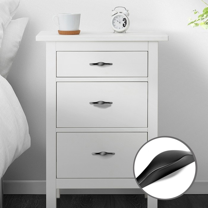 Ручка-скоба CAPPIO RSC028, м/о 64 мм, цвет черный Ручка-скоба CAPPIO RSC028, м/о 64 мм, цвет черный