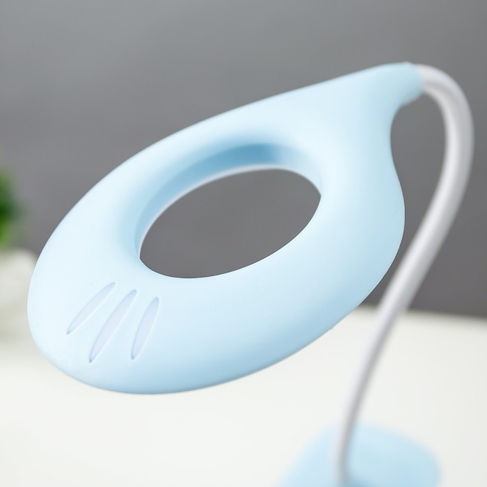 Настольная лампа сенсорная 16751/1 LED 2Вт 6000К USB АКБ синий 14,5х6х41 см RISALUX Настольная лампа сенсорная 16751/1 LED 2Вт 6000К USB АКБ синий 14,5х6х41 см RISALUX