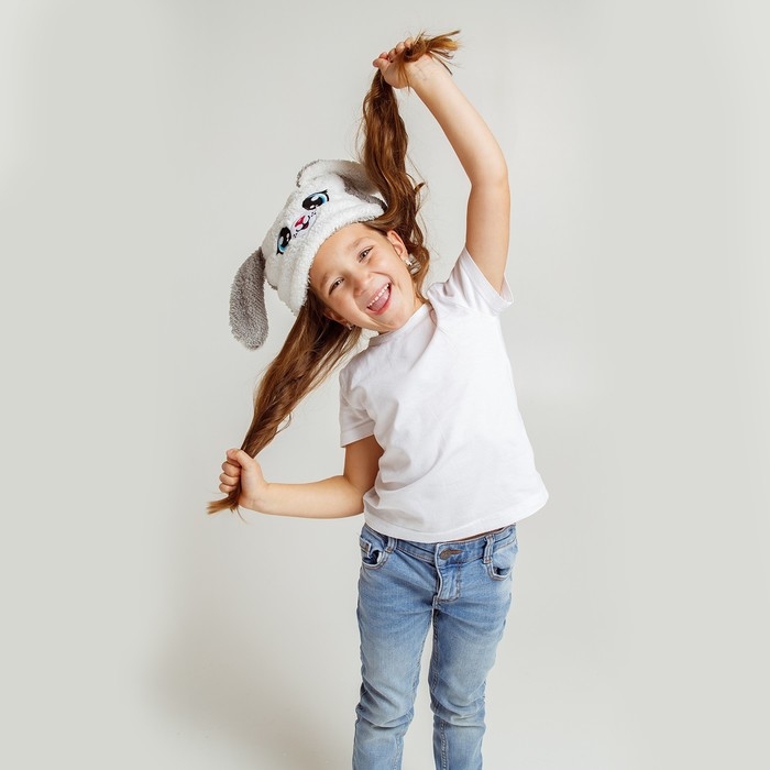 Карнавальная шапочка «Весёлые зверята: зайка», р. 52–54 Карнавальная шапочка «Весёлые зверята: зайка», р. 52–54