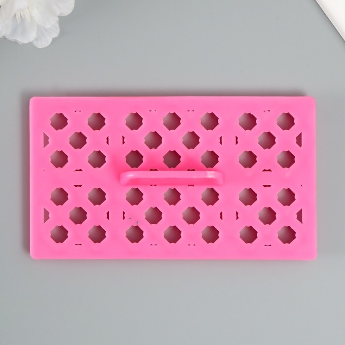 Штамп пластик Штамп пластик "Ромб с квадратом" 12,8х7.5 см