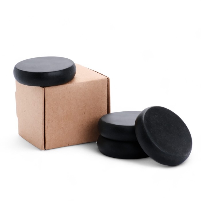 Набор массажных камней из базальта, 4 шт, 7 см Набор массажных камней из базальта, 4 шт, 7 см