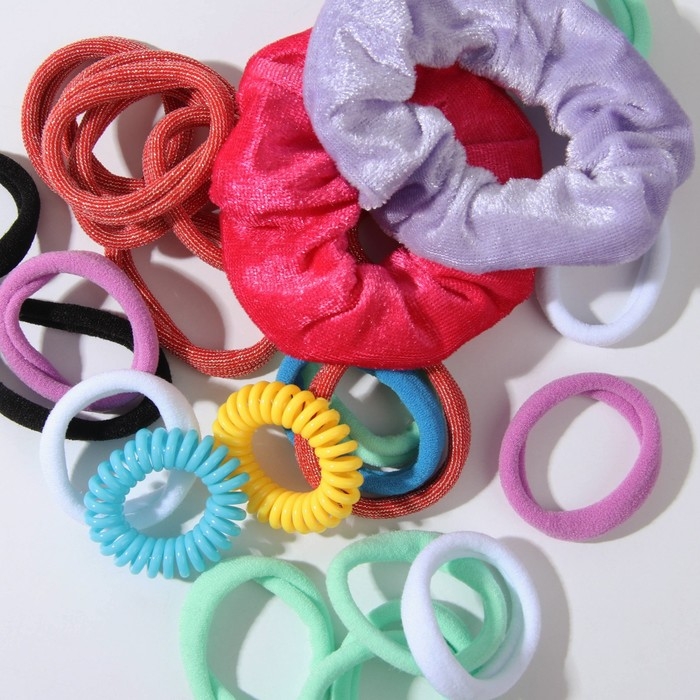 Резинки для волос , набор «Лайф в кайф», 46 шт. Резинки для волос , набор «Лайф в кайф», 46 шт.