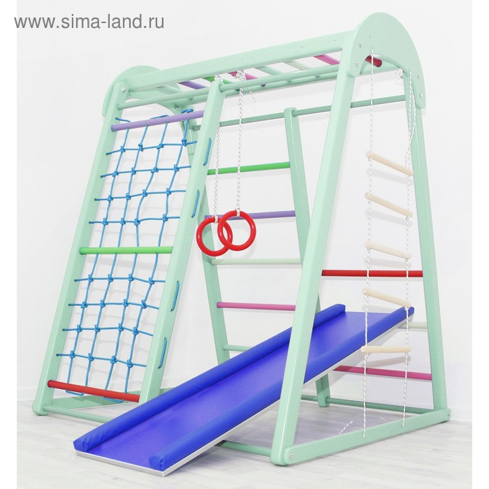 Детский спортивный комплекс ZABIAKA Tiny Champion, цвет фисташка Детский спортивный комплекс ZABIAKA Tiny Champion, цвет фисташка