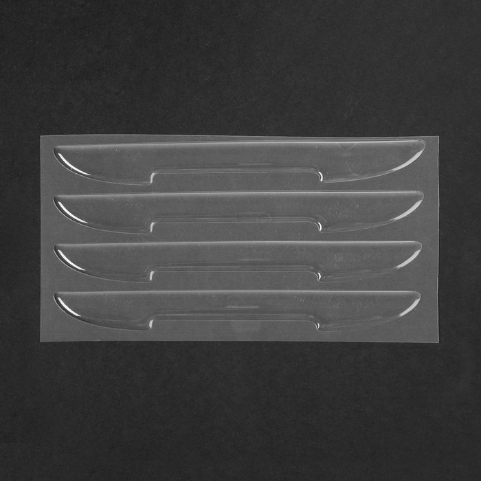 Накладка на двери, 15×1,7 см, противоударная, прозрачная, набор 4 шт Накладка на двери, 15×1,7 см, противоударная, прозрачная, набор 4 шт