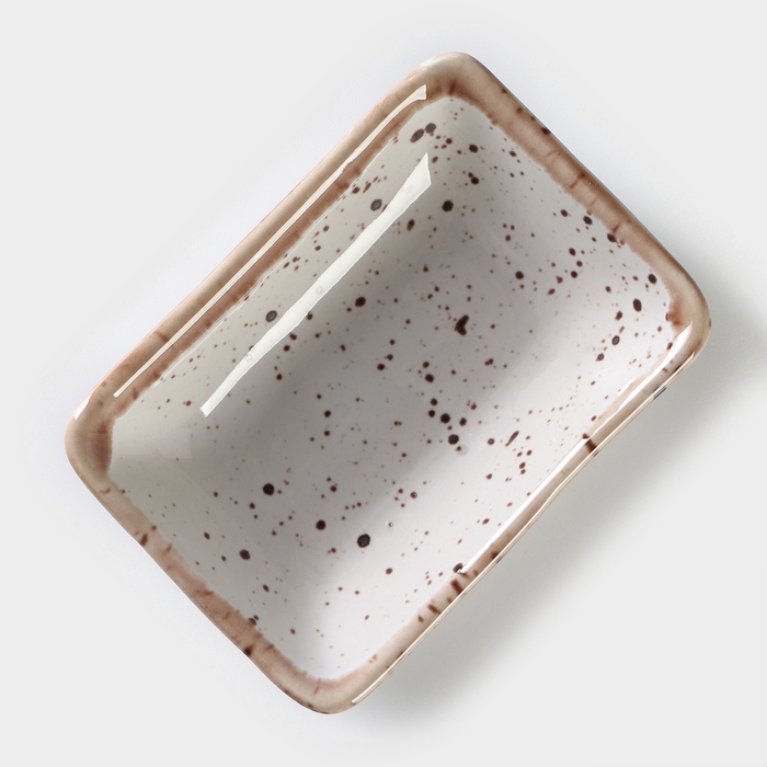 Соусник фарфоровый под соевый соус Punto bianca, 50 мл, 9,5×7 см Соусник фарфоровый под соевый соус Punto bianca, 50 мл, 9,5×7 см