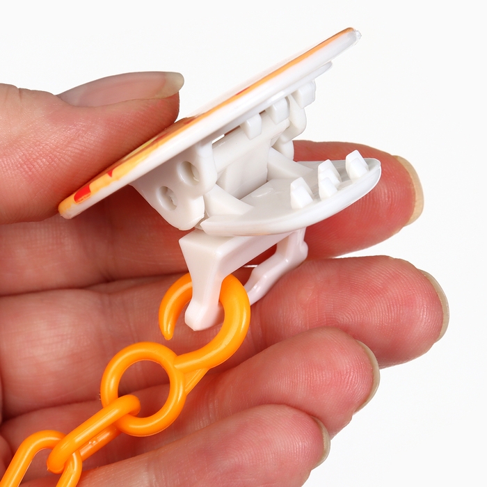 Набор: Соска - пустышка с держателем «Черепаха», анатомическая +6 мес, цвет желтый Набор: Соска - пустышка с держателем «Черепаха», анатомическая +6 мес, цвет желтый