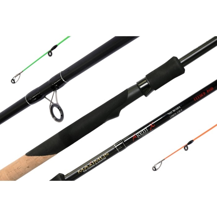 Удилище фидер Maximus AGENT-X 330M, длина 3.3 м, тест 30-60-90 г Удилище фидер Maximus AGENT-X 330M, длина 3.3 м, тест 30-60-90 г