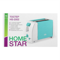 Тостер HOMESTAR HS-2002, 750 Вт, 7 режимов прожарки, коралловый