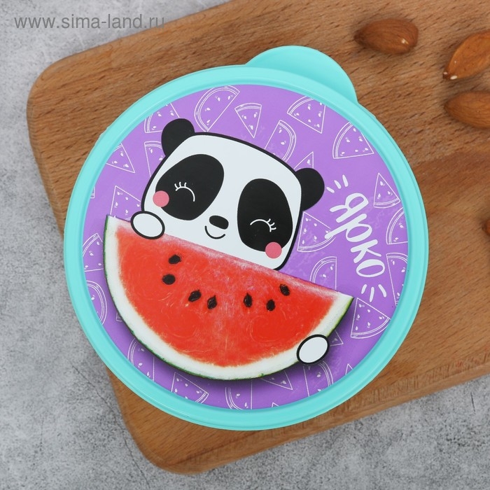 Ланч-бокс круглый «Ярко», 500 мл Ланч-бокс круглый «Ярко», 500 мл