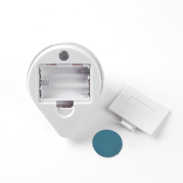 Фонарь-светильник, 200 лм, COB, 3 ААА, магнит, клейкая основа, датчик движения, 7.5 х 9.2 см Фонарь-светильник, 200 лм, COB, 3 ААА, магнит, клейкая основа, датчик движения, 7.5 х 9.2 см