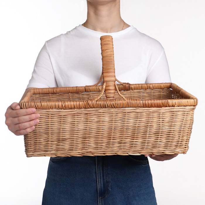 Корзина плетеная, 46х37х28 см, ротанг Корзина плетеная, 46х37х28 см, ротанг