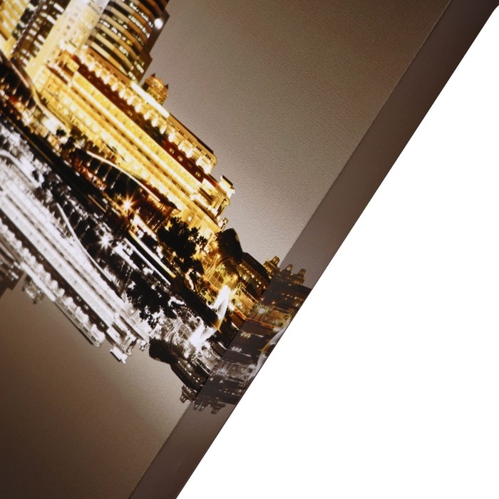 Картина на холсте Картина на холсте "Ночной город" 60*100 см