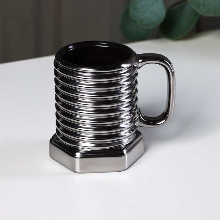 Кружка керамическая «Болт», 350 мл, цвет МИКС Кружка керамическая «Болт», 350 мл, цвет МИКС