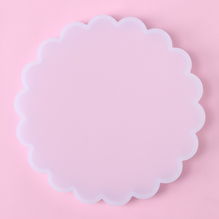 Молд Доляна &laquo;Блоссом&raquo;, силикон, d=14,5 см, прозрачный