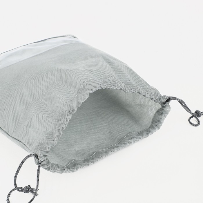 Мешок для обуви на шнурке, цвет серый Мешок для обуви на шнурке, цвет серый