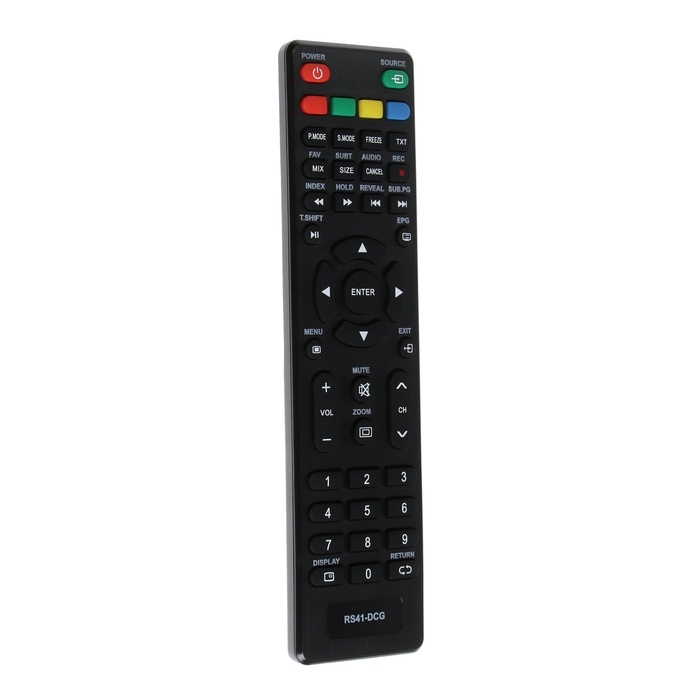 Пульт ДУ Huayu RS41-DCG, Для ТВ,  универсальный, черный Пульт ДУ Huayu RS41-DCG, Для ТВ,  универсальный, черный