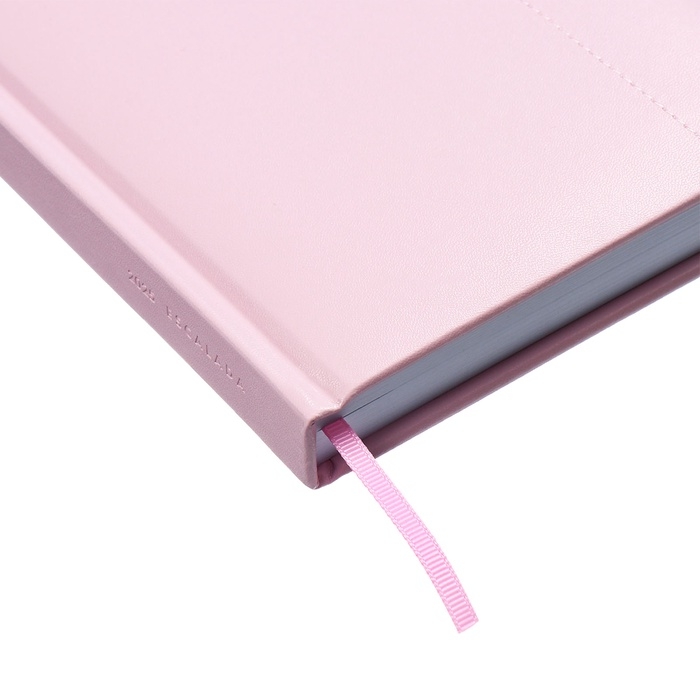 Ежедневник датированный 2025 года, А5, 176 листов ESCALADA, твердая обложка из искусственной кожи с поролоном, блинтовое тиснение, ляссе, блок 70 г/м2, розовый Ежедневник датированный 2025 года, А5, 176 листов ESCALADA, твердая обложка из искусственной кожи с поролоном, блинтовое тиснение, ляссе, блок 70 г/м2, розовый