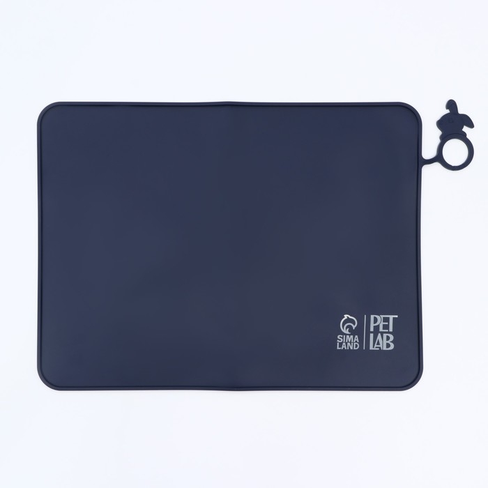 Коврик силиконовый под миску, 40 х 30 см, синий Коврик силиконовый под миску, 40 х 30 см, синий