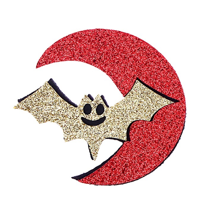 Декор на клеевой основе «Летучая мышь» набор 4 шт., размер 1 шт: 5,5 × 5,2 см Декор на клеевой основе «Летучая мышь» набор 4 шт., размер 1 шт: 5,5 × 5,2 см