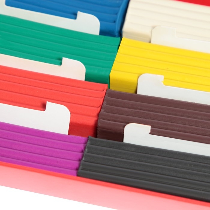 Пластилин 8 цветов 160 г, Пластилин 8 цветов 160 г, "Гамма" "Мультики", со стеком