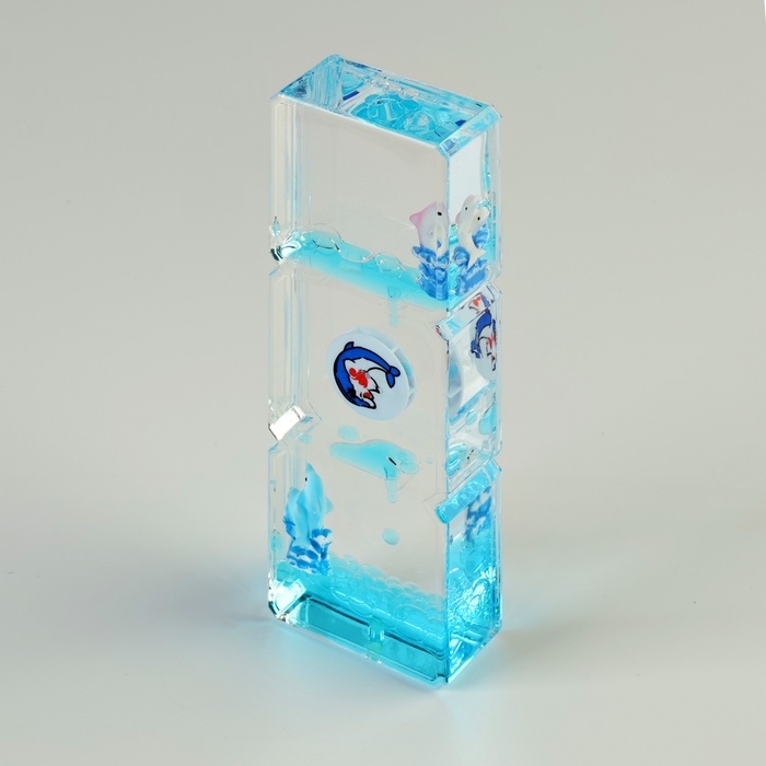 Гелевые часы, антистресс, 15 х 5.5 х 2.5 см, синие Гелевые часы, антистресс, 15 х 5.5 х 2.5 см, синие