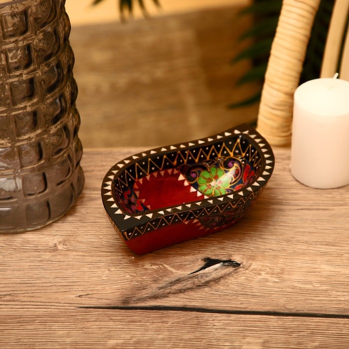 Блюдо Блюдо "Ломбок стайл" дерево 15х10х5 см