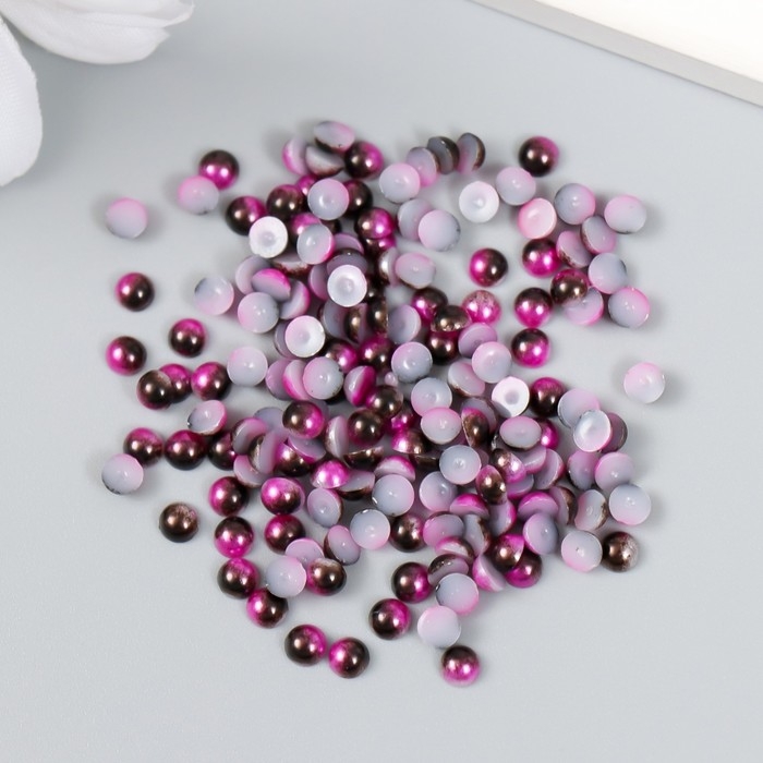 Декор "Градиент фиолетовый" d=4 мм 10г 200 шт 5х2,5 см МИКС