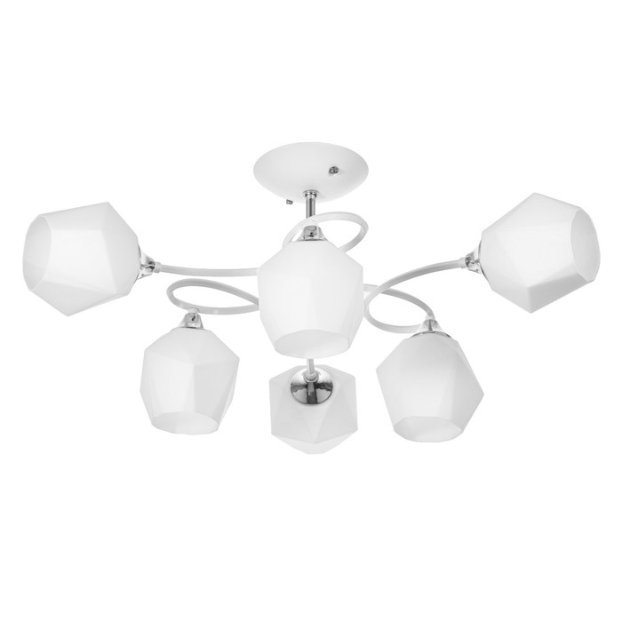 Люстра Люстра "Миссури" 6хЕ27 40Вт белый 71х71х29см BayerLux