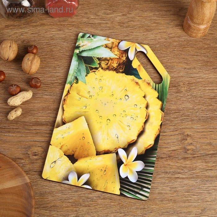 Доска разделочная  Доска разделочная "Сочный ананас"  27х18 см