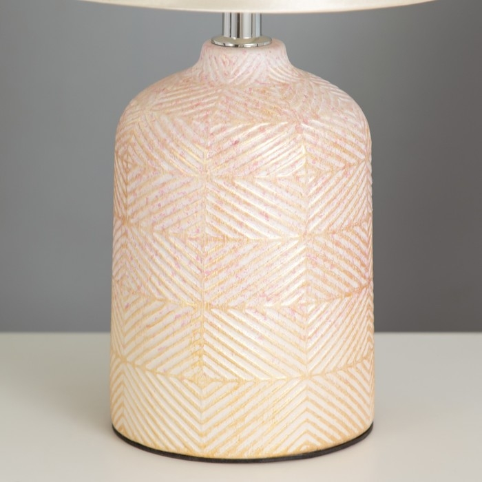 Настольная лампа Настольная лампа "Джина" Е14 40Вт бежевый 20х20х33 см RISALUX