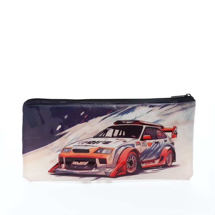 Косметичка-пенал на молнии, цвет серый Косметичка-пенал на молнии, цвет серый