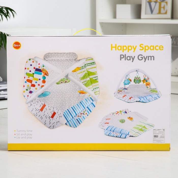 Развивающий коврик «Совушка», подушечки, с дугами, 84х82х0,5 Развивающий коврик «Совушка», подушечки, с дугами, 84х82х0,5