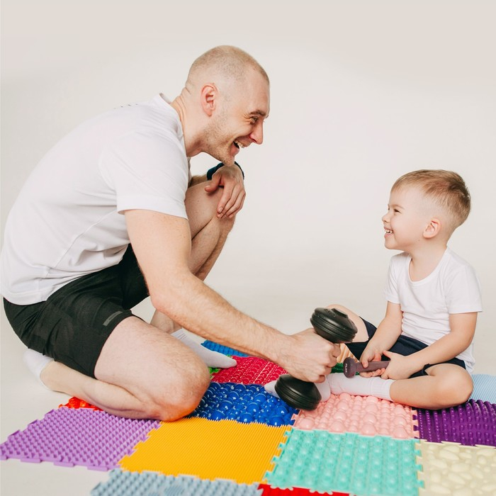 Модульный массажный коврик ОРТОДОН, набор «Богатырь» Модульный массажный коврик ОРТОДОН, набор «Богатырь»