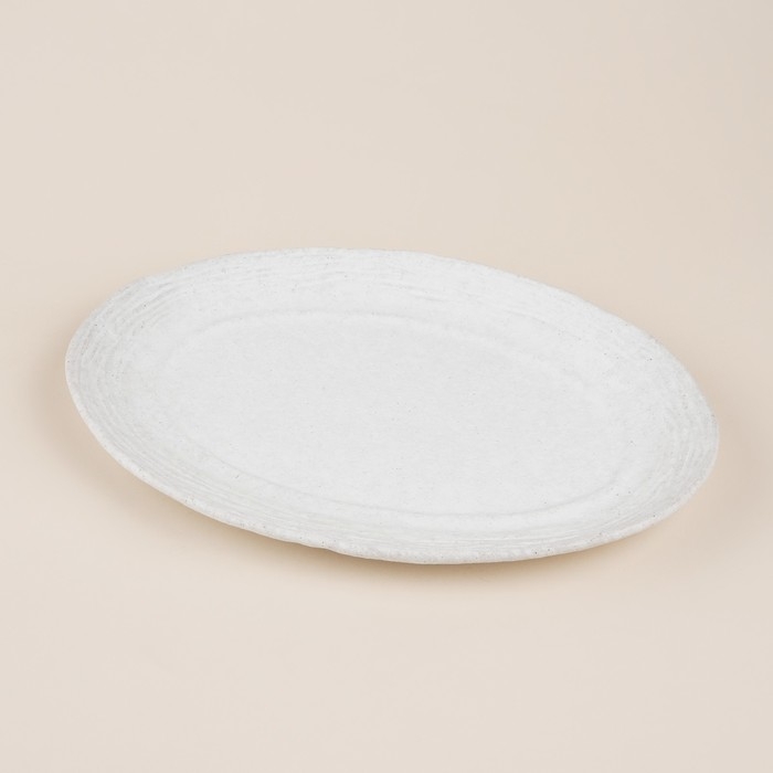 Блюдо для подачи SL Home «Арена Бланка», 34×24 см, цвет белый Блюдо для подачи SL Home «Арена Бланка», 34×24 см, цвет белый