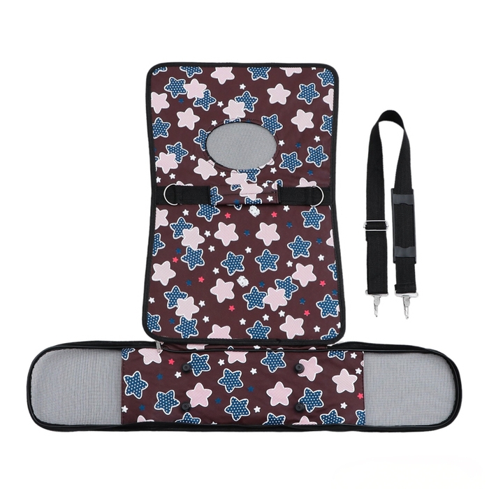 Сумка-переноска для животных  Сумка-переноска для животных "Star", размер S, 37,5 х 17 х 22 см, бордо