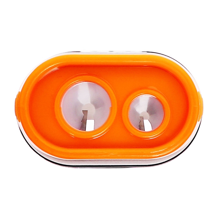 Точилка с контейнером двойная Универсальная с ластиком МИКС Точилка с контейнером двойная Универсальная с ластиком МИКС