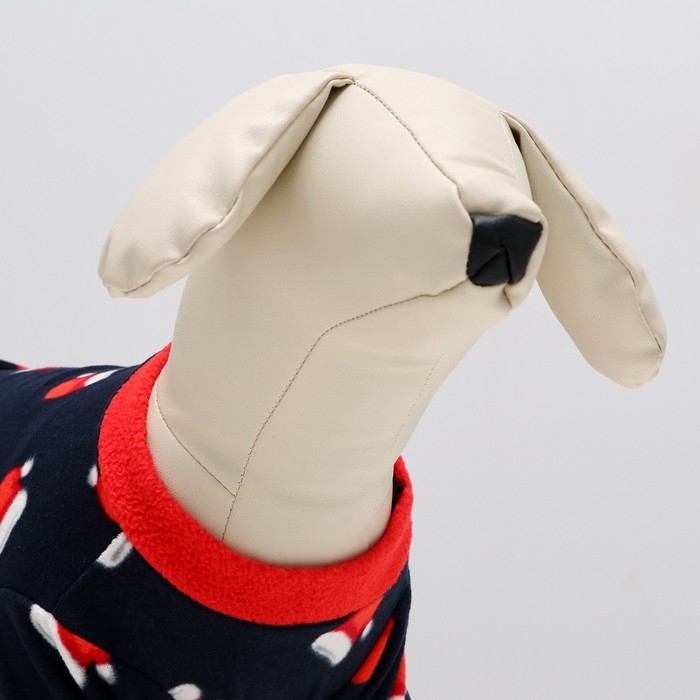 Толстовка Толстовка "Новогодний колпак", размер M, синяя (ДС 32, ОШ 28, ОГ 46 см)