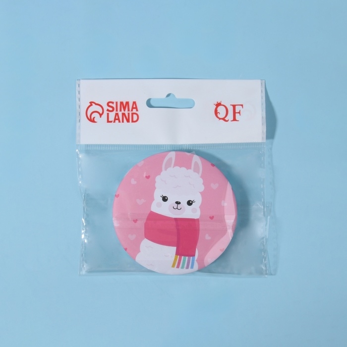 Зеркало складное «Ламы», d = 7,5 см, рисунок МИКС Зеркало складное «Ламы», d = 7,5 см, рисунок МИКС