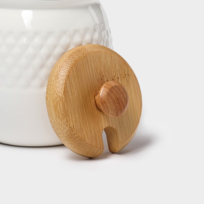 Набор кофейный фарфоровый на бамбуковой подставке BellaTenero, 15 предметов: чайник 850 мл, 6 кружек 70 мл, сахарница с ложкой 300 мл, молочник 250 мл, 6 блюдец, цвет белый Набор кофейный фарфоровый на бамбуковой подставке BellaTenero, 15 предметов: чайник 850 мл, 6 кружек 70 мл, сахарница с ложкой 300 мл, молочник 250 мл, 6 блюдец, цвет белый