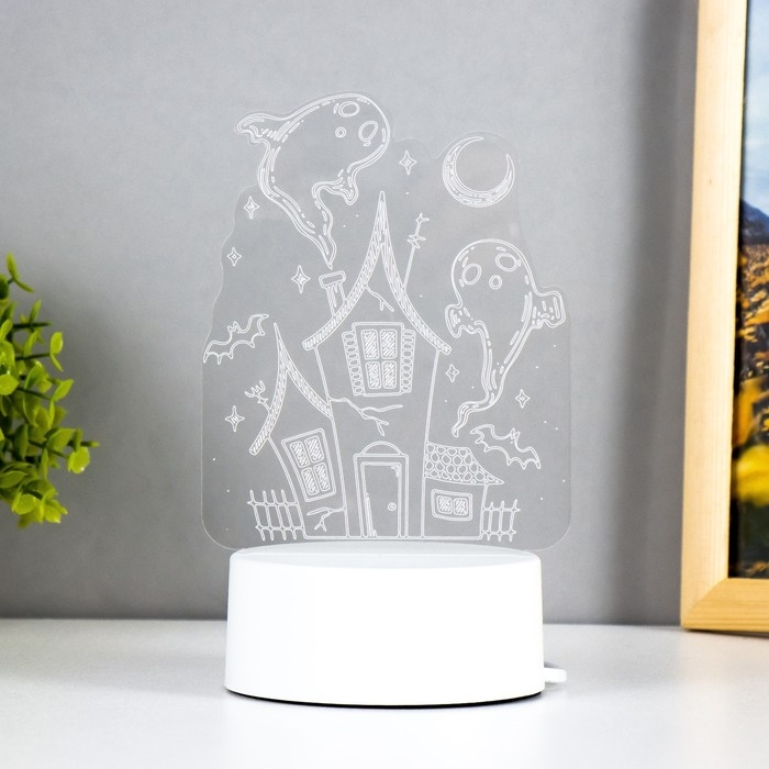 Светильник Светильник "Призраки" LED белый 11х9,5х15 см RISALUX