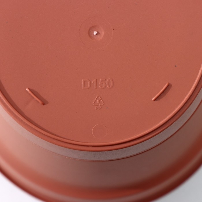 Горшок для цветов с поддоном Mint, 1,2 л, d=15 см, h=11,3 см, цвет терракотовый Горшок для цветов с поддоном Mint, 1,2 л, d=15 см, h=11,3 см, цвет терракотовый