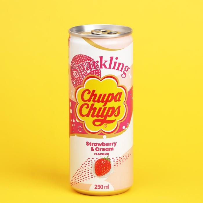 Газированный напиток «Чупа-Чупс» Клубничный крем, 250 мл Газированный напиток «Чупа-Чупс» Клубничный крем, 250 мл