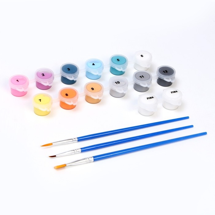 Картина по номерам на холсте с подрамником «Яркие котики», 40 х 50 см