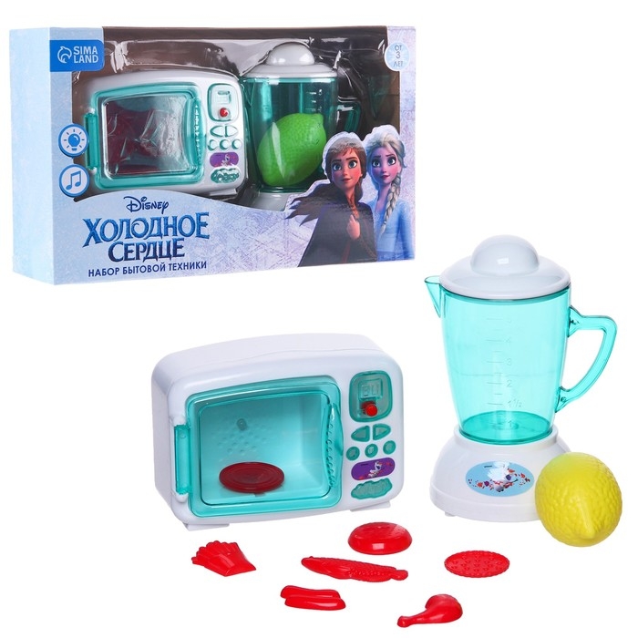Набор бытовой техники Frozen, Холодное сердце: микроволновка и блендер Набор бытовой техники Frozen, Холодное сердце: микроволновка и блендер