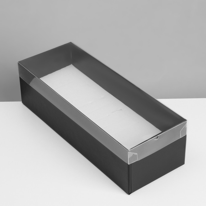 Подставка для украшений «Шкатулка» 12 мест, 24,5×9×7 см, цвет чёрный Подставка для украшений «Шкатулка» 12 мест, 24,5×9×7 см, цвет чёрный