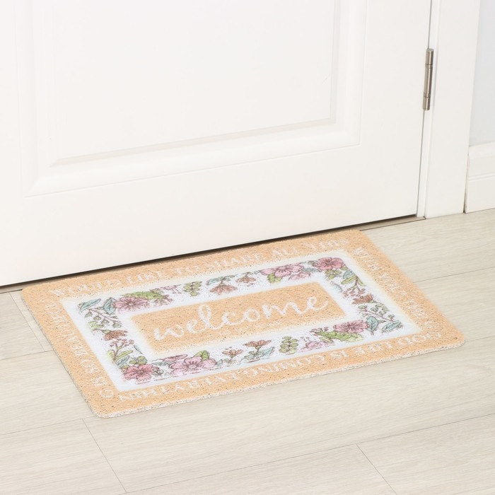 Коврик придверный Доляна, 40&times;60 см, ПВХ
