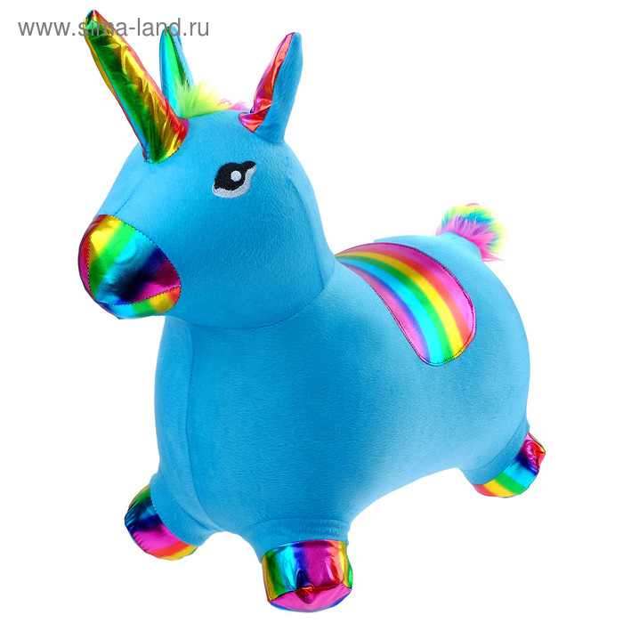 Попрыгун ZABIAKA «Единорог», текстильная отделка, 66х25х44 см, 1350 г, цвет МИКС Попрыгун ZABIAKA «Единорог», текстильная отделка, 66х25х44 см, 1350 г, цвет МИКС